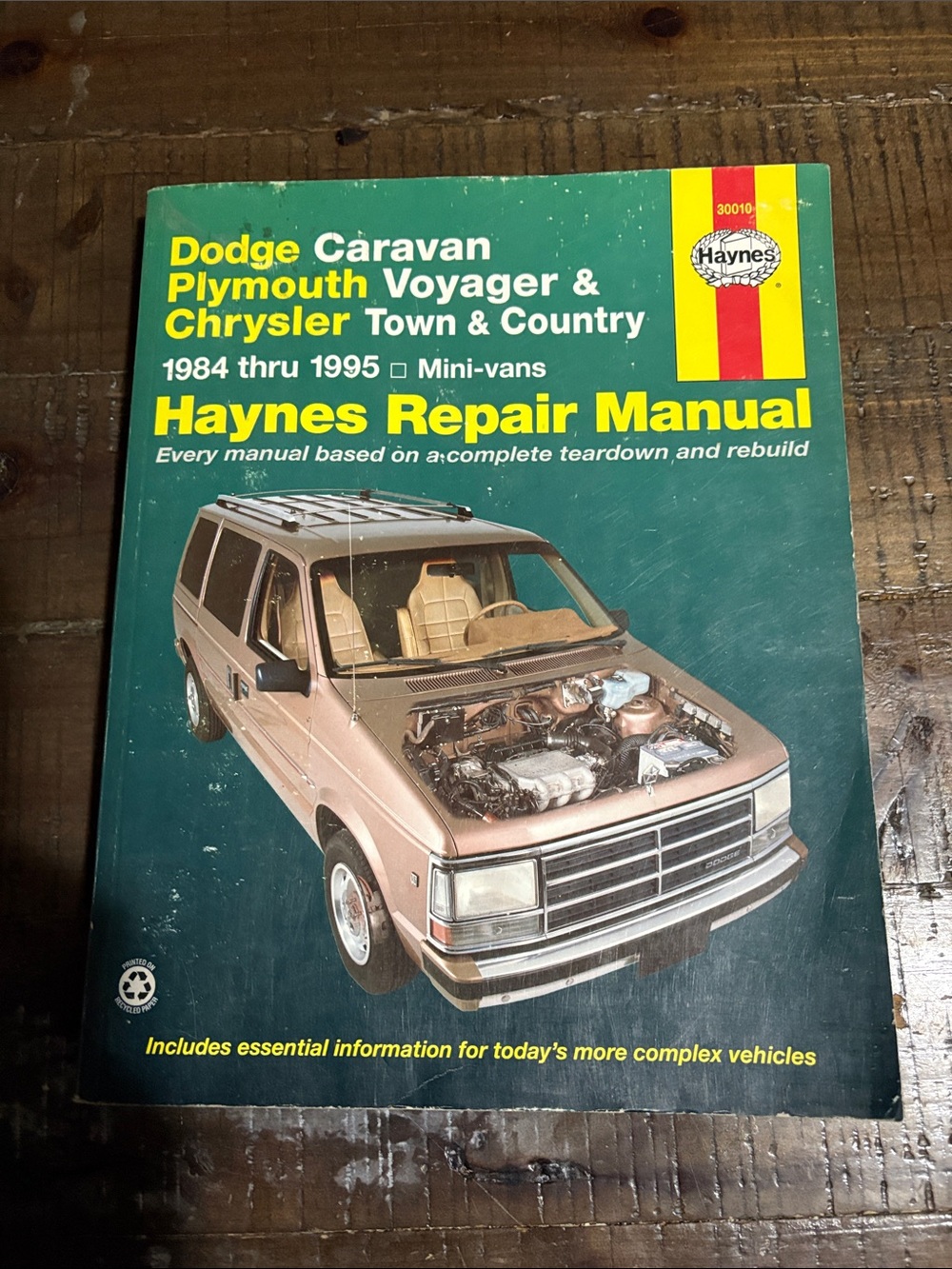 Haynes Repair Manual - Dodge Caravan Plymouth Voyager & Chrysler Town & Country